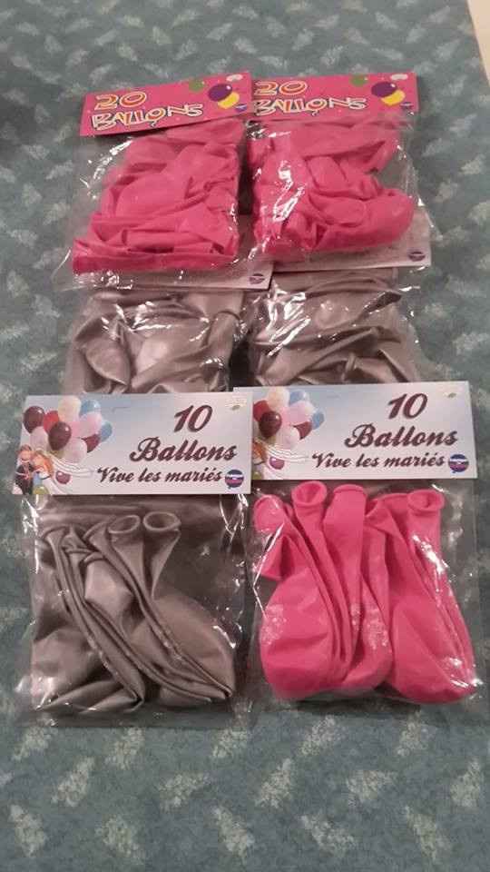 Ballons pour la salle et le barnome du VD