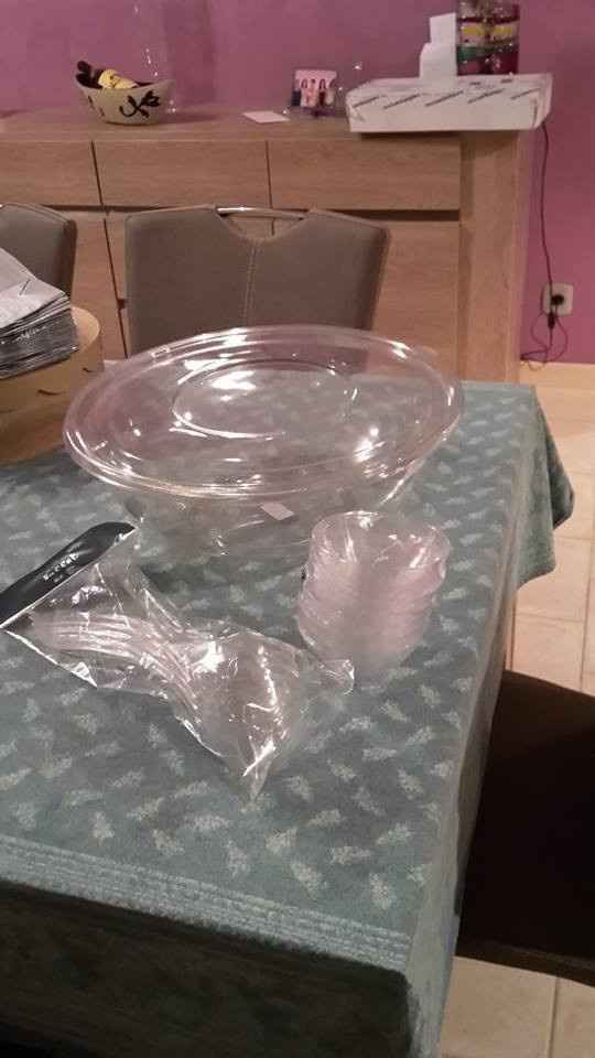 Saladier cocktail - coupelle bonbon table enfant