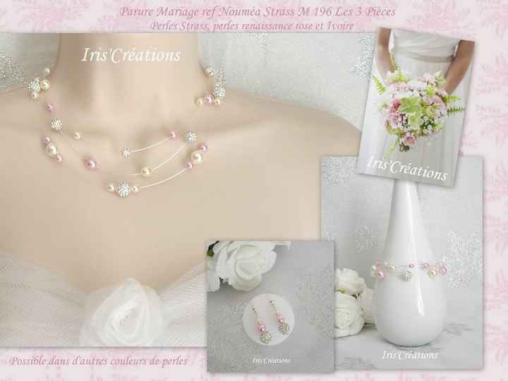 parure noumée strass