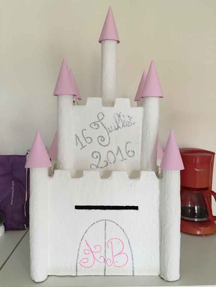 Notre urne château diy