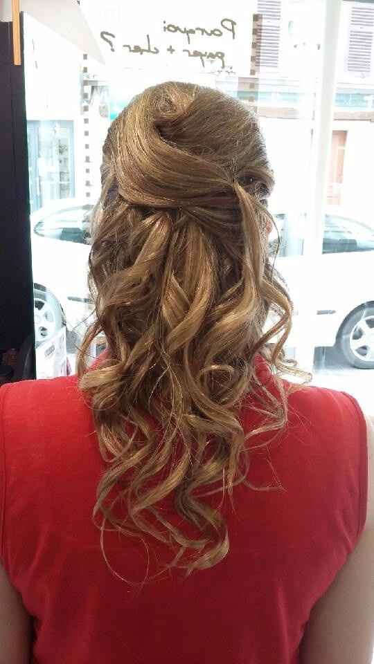 Ma coiffure derrière 