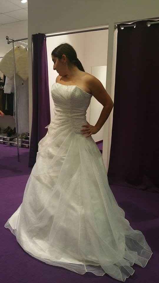 Robe point mariage