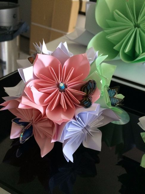 bouquet origami
