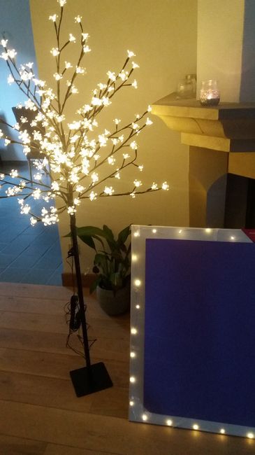 Arbre et futur plan de table