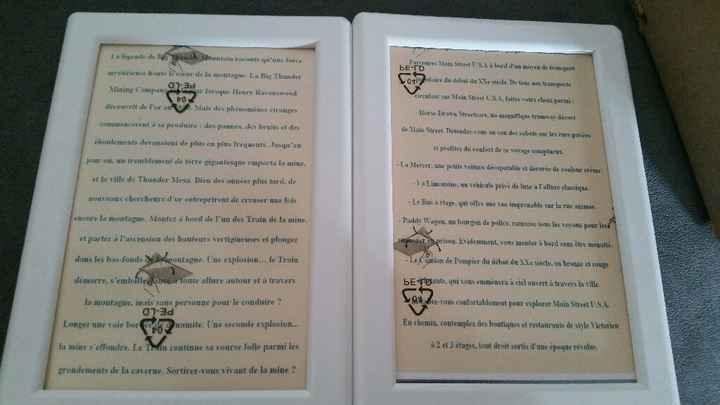 Affiche  nom de table fini - 6