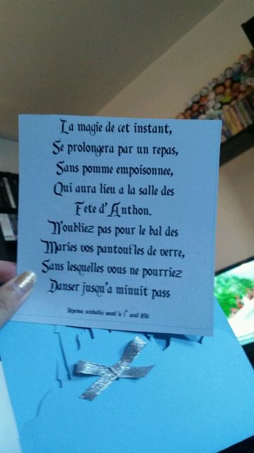 Avancer du faire part - 4