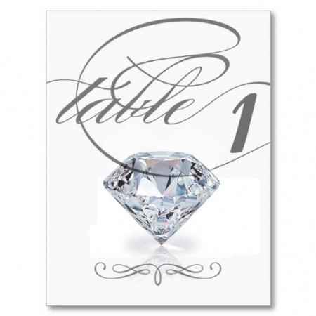 Voici nos numéros de table fait par mon homme