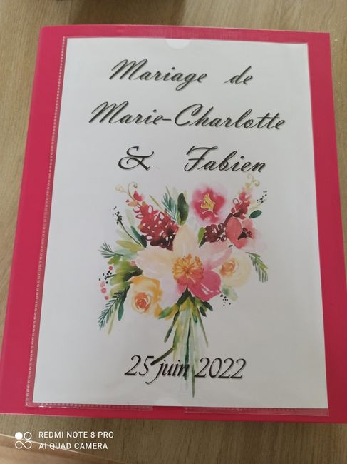 Classeur de mariage !! 3