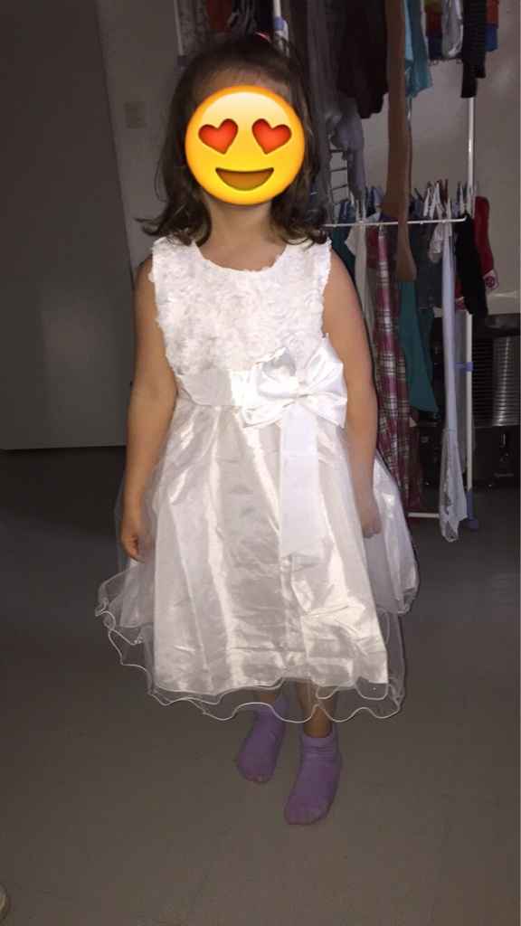 Robe petite fille d'honneur - 1