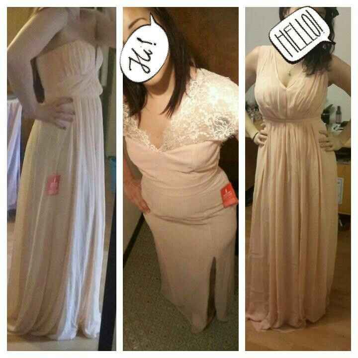 Robe demoiselle d'honneur - 1