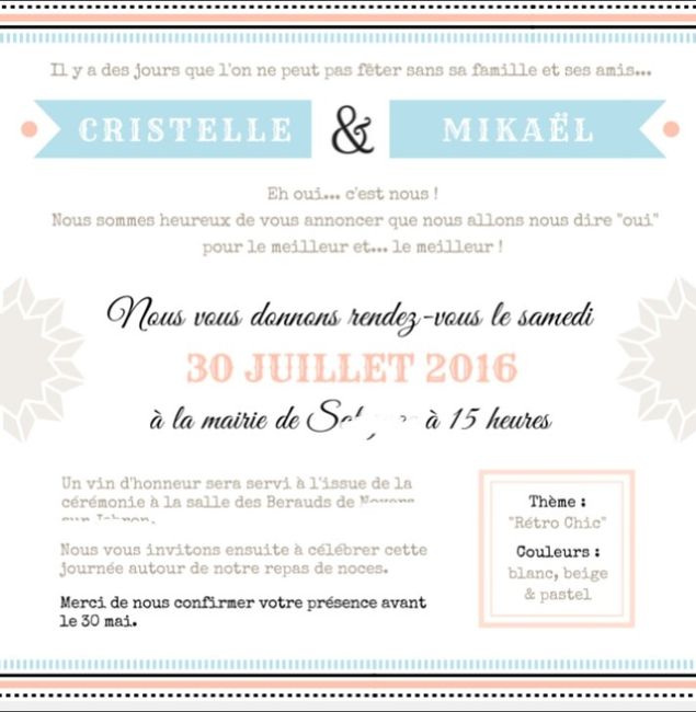Pour celles qui font leurs faire-part : bon plan - 1