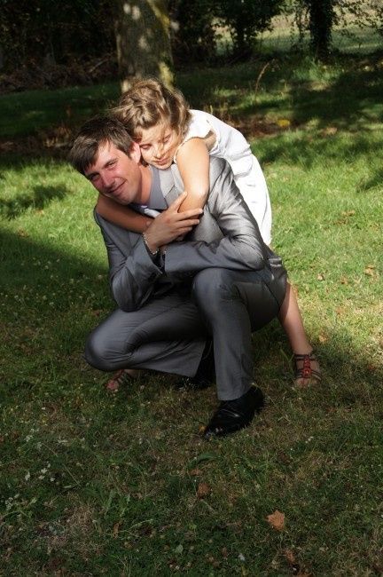 avec sa petite princesse ma filleule