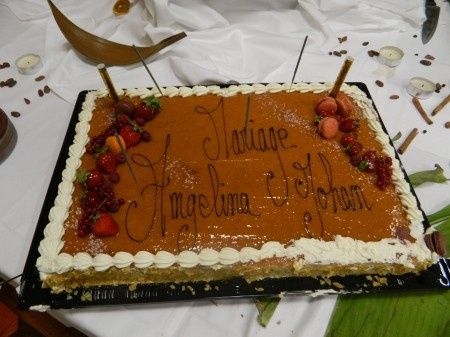 le fraisier de notre mariage