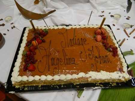 le fraisier de notre mariage
