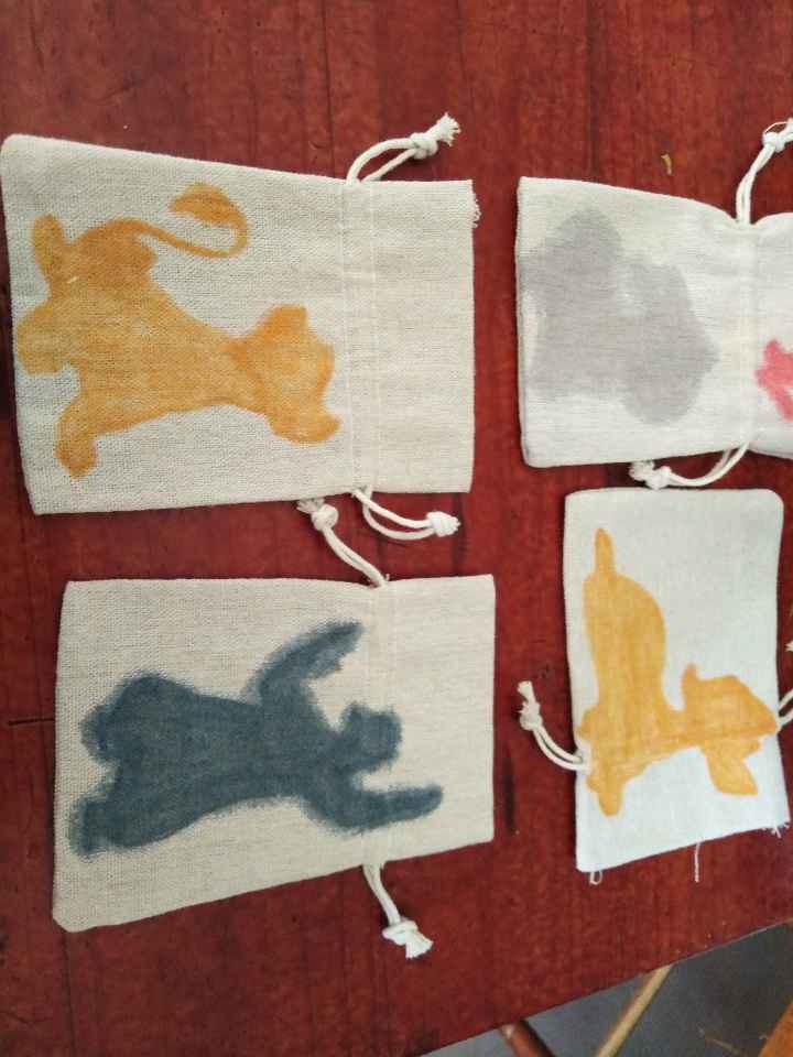 Début des sachets pour dragées thème disney - 1