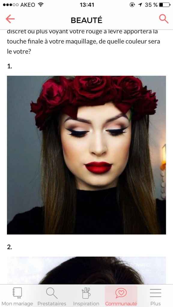 Mon portrait chinois de mariage - Le maquillage - 1