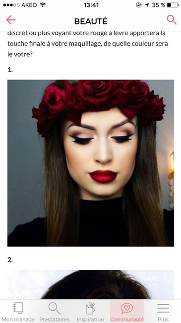 Mon portrait chinois de mariage - Le maquillage - 1