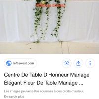 Décoration table d'honneur - 1