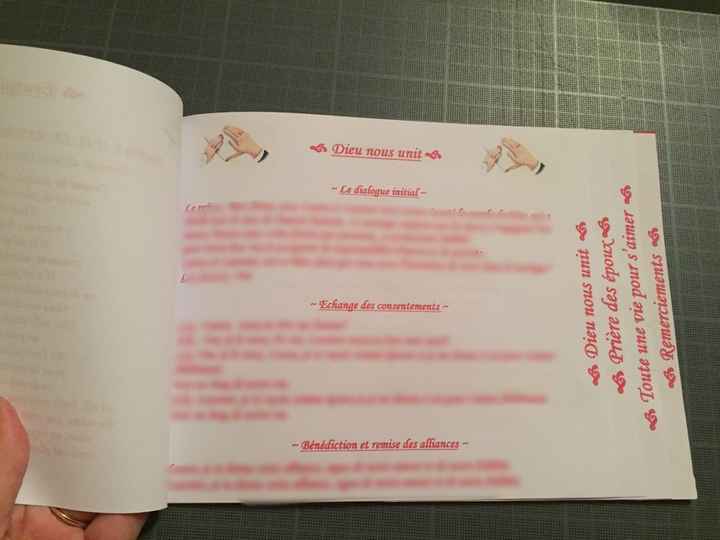 Livret de messe en escalier format paysage - 4