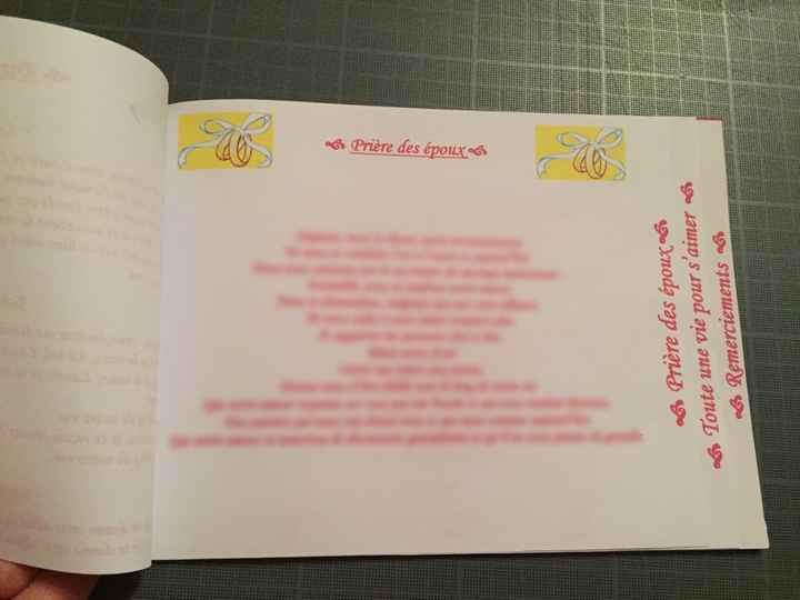 Livret de messe en escalier format paysage - 5