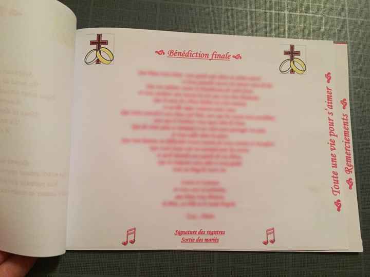 Livret de messe en escalier format paysage - 6