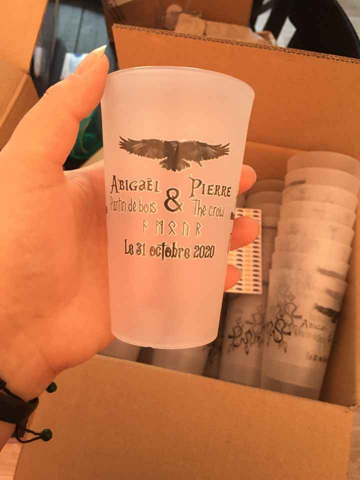 Gobelets personnalisé reçu 😃 - 1