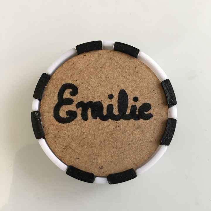 Jeton de poker porte clé pour plan de table - 2