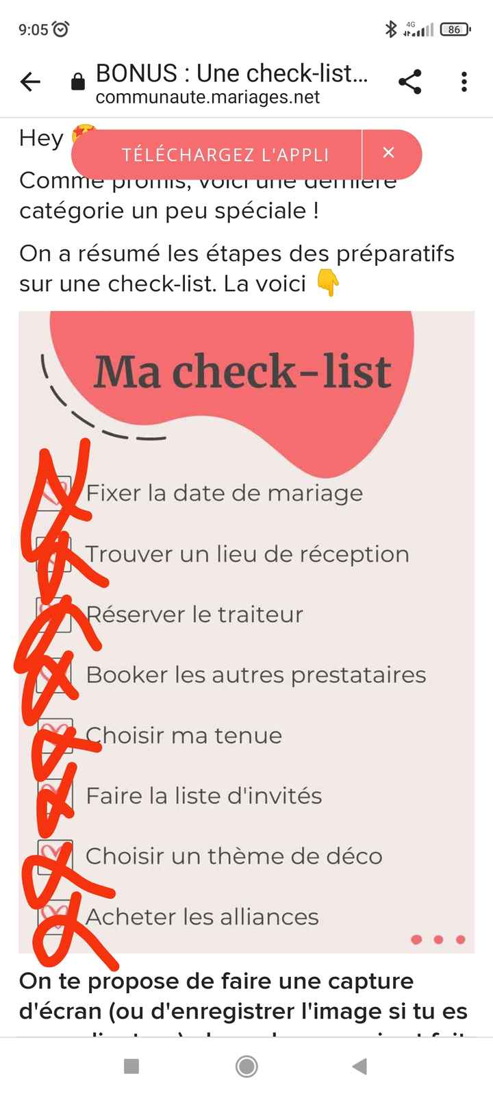 BONUS : Une check-list à cocher ✅ - 1