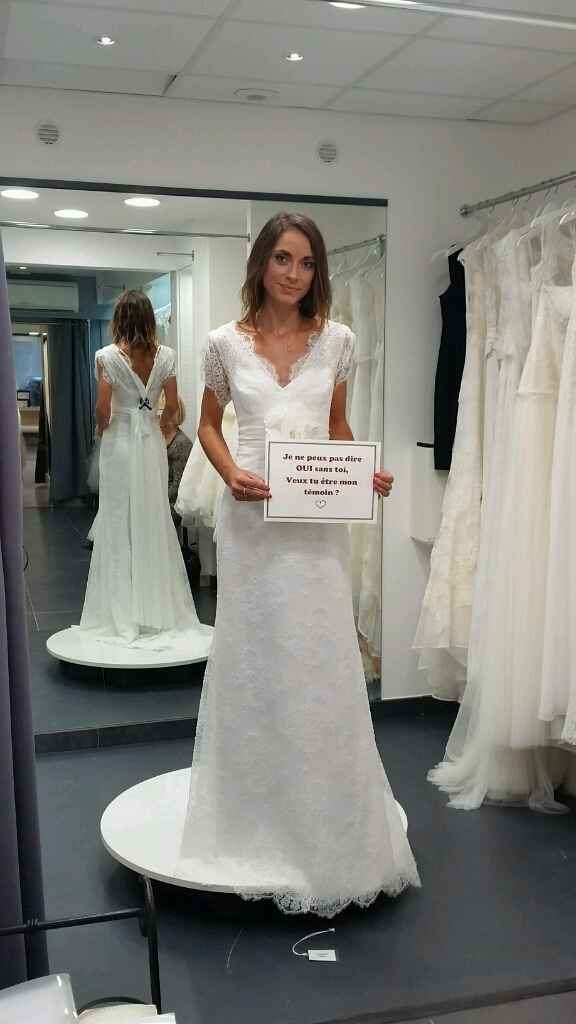 Demande à son temoin/ annonce du mariage - 1