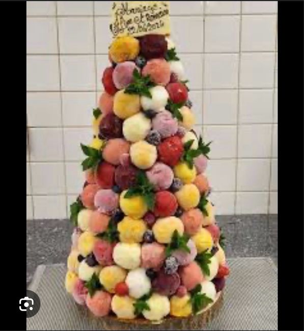 Pièce montée en glace 2