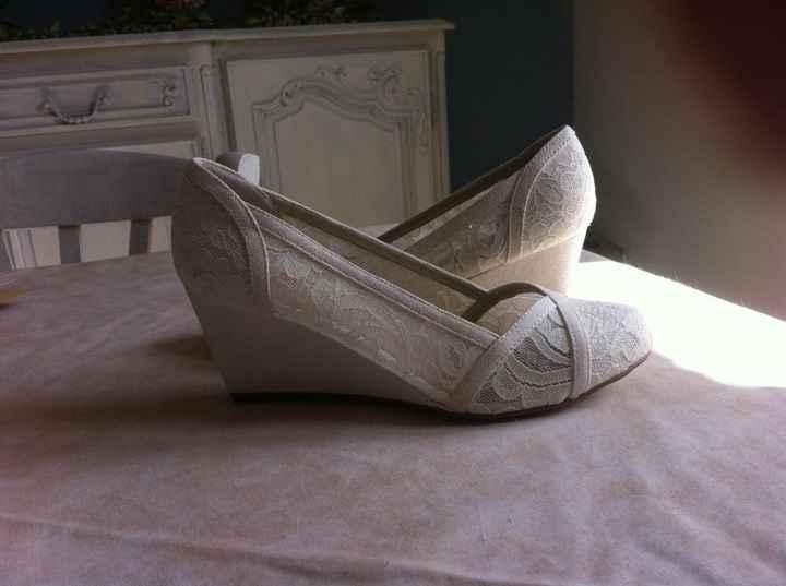 Mes chaussures pour la 2ème partie de soirée 