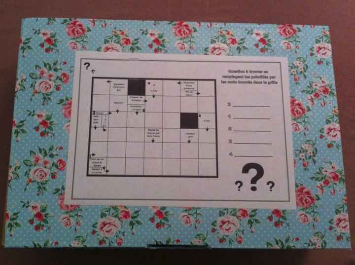 Boîte du parfait témoin + jeu de la demande