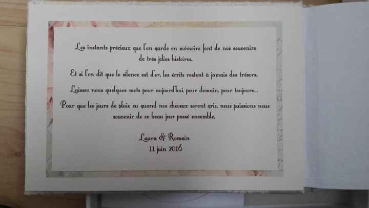 Notre livre d'or venu d'Angleterre