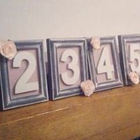 Nos numéros de table DIY