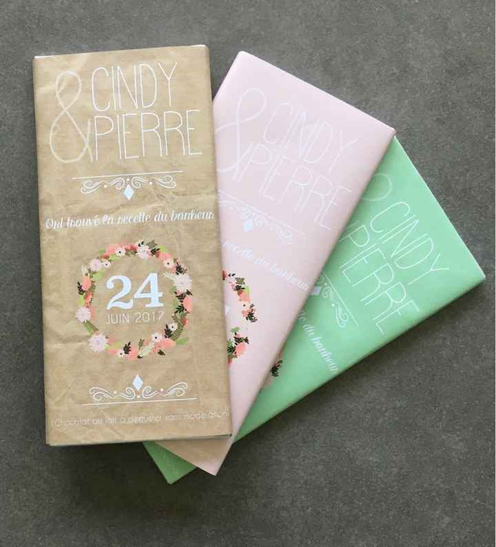 Tablettes de chocolat - 1