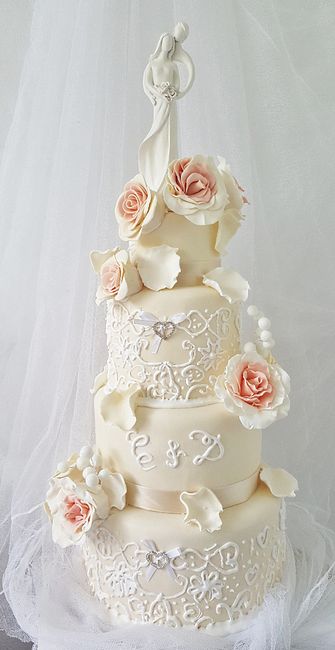 Coucou les brides; montrez moi vos wedding cake - 6