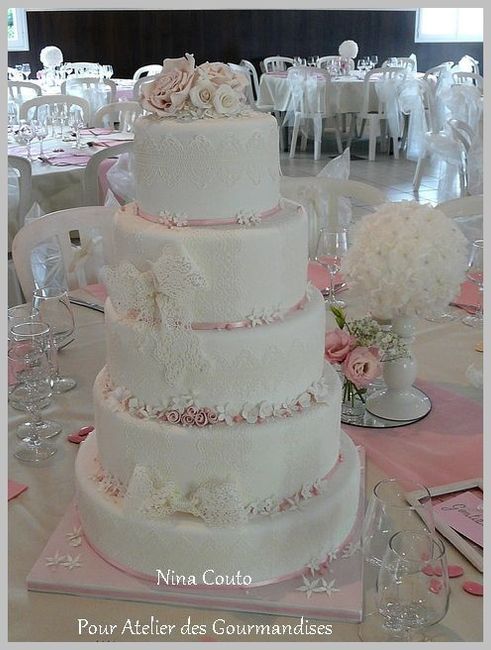 Coucou les brides; montrez moi vos wedding cake - 7