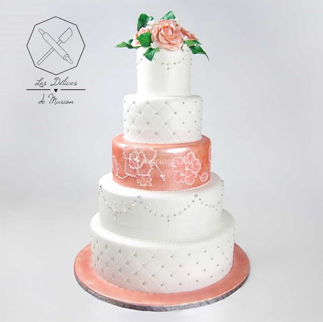 Coucou les brides; montrez moi vos wedding cake - 8