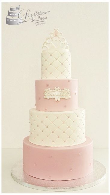 Coucou les brides; montrez moi vos wedding cake - 9