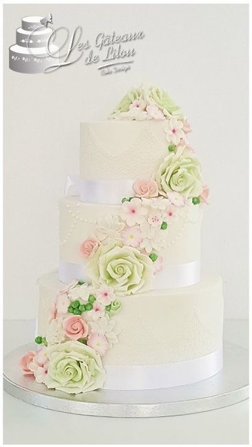 Coucou les brides; montrez moi vos wedding cake - 13