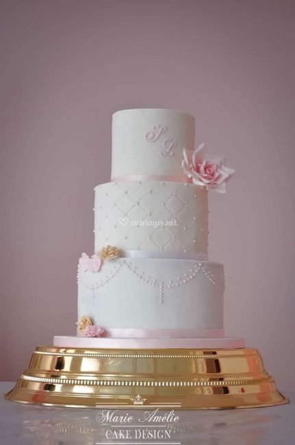 Coucou les brides; montrez moi vos wedding cake - 20