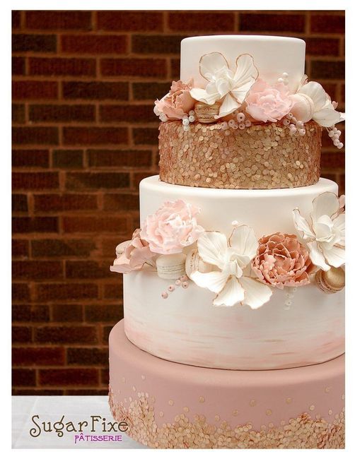 Coucou les brides; montrez moi vos wedding cake - 35
