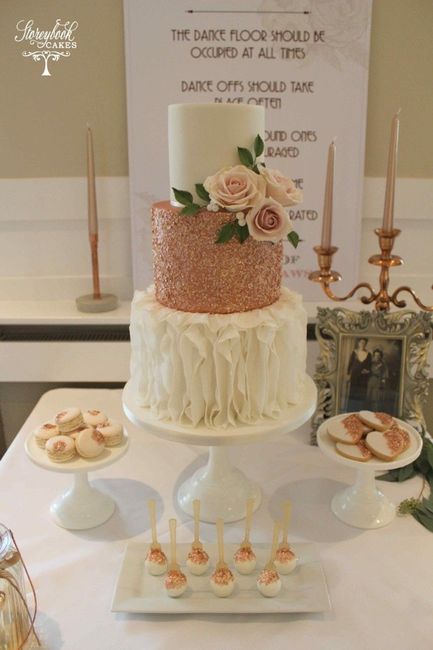 Coucou les brides; montrez moi vos wedding cake - 40