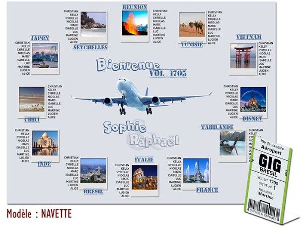 Mariage thème voyage... - 9