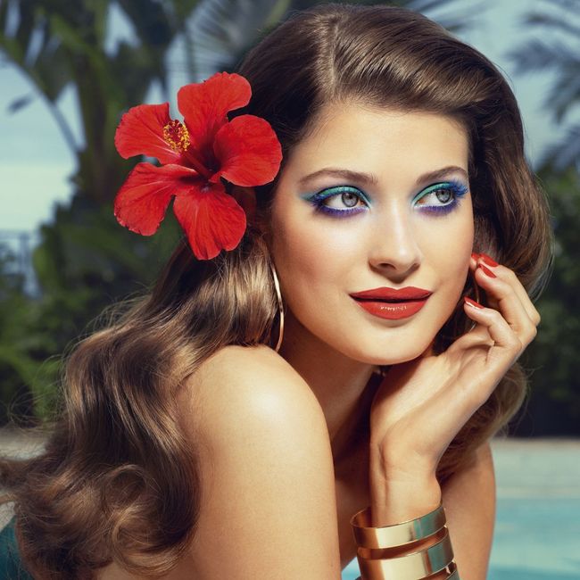 Maquillage thème tropical - 1