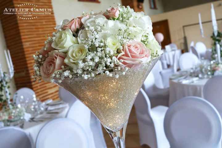 30 idées de centres de table avec fleurs 8