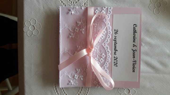 Faire part et menu 1