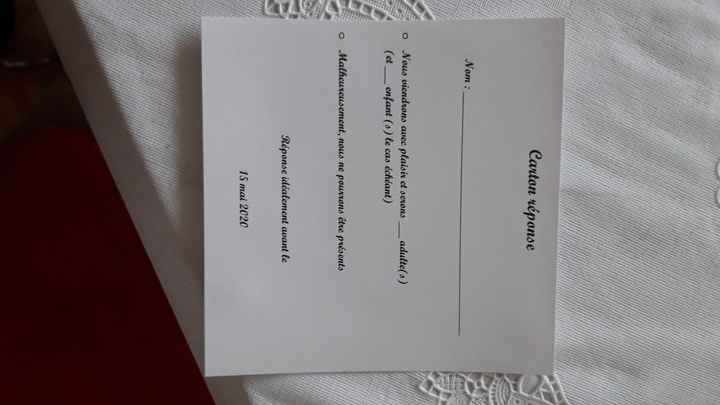 Faire part et menu 3