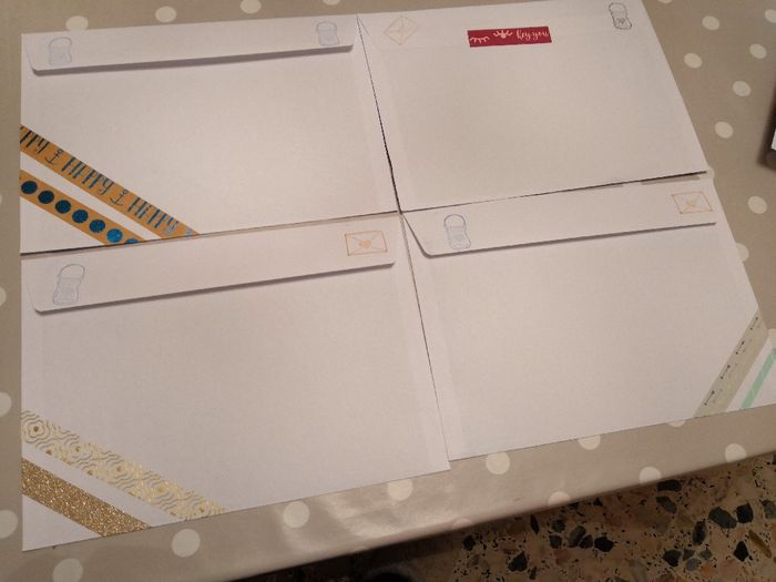 Enveloppes pour les faire parts - 3