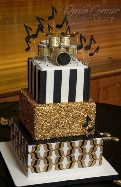Wedding cake carré - Banquets - Forum Mariages.net